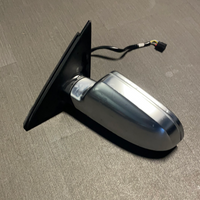 Side Mirror Complete W/Aluminum Cap Left Side - B8 Audi A4,S4